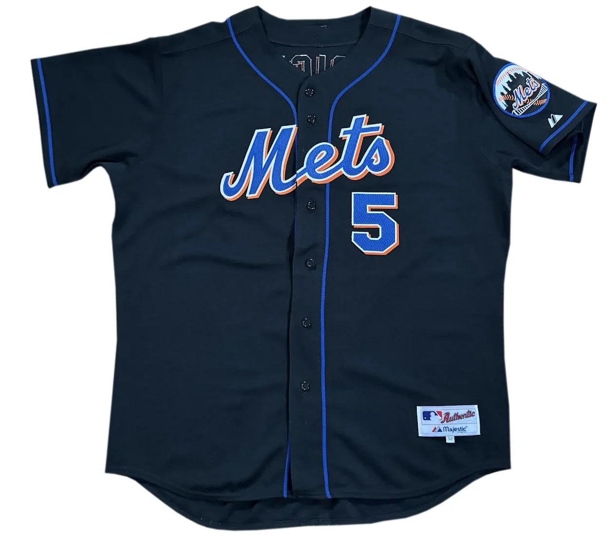 極美品 Majestic MLB NY Mets 5 WRIGHT Jersey Majestic David Wright #5 New York Mets Big & Tall Mens Cool